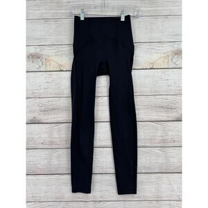 1st Phorm High Compression Element Leggings Womens Small Black Workout Exercise